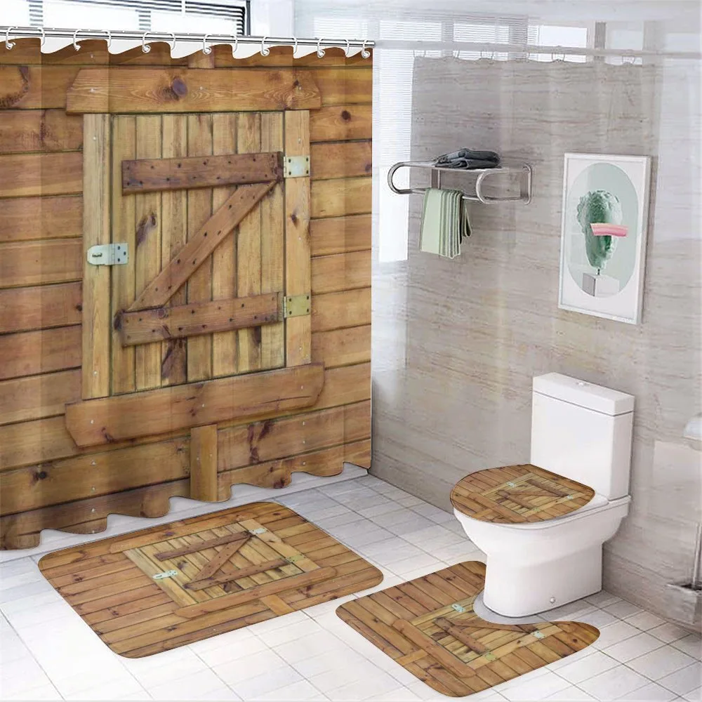 Grunge Wooden Shutters — Your design
