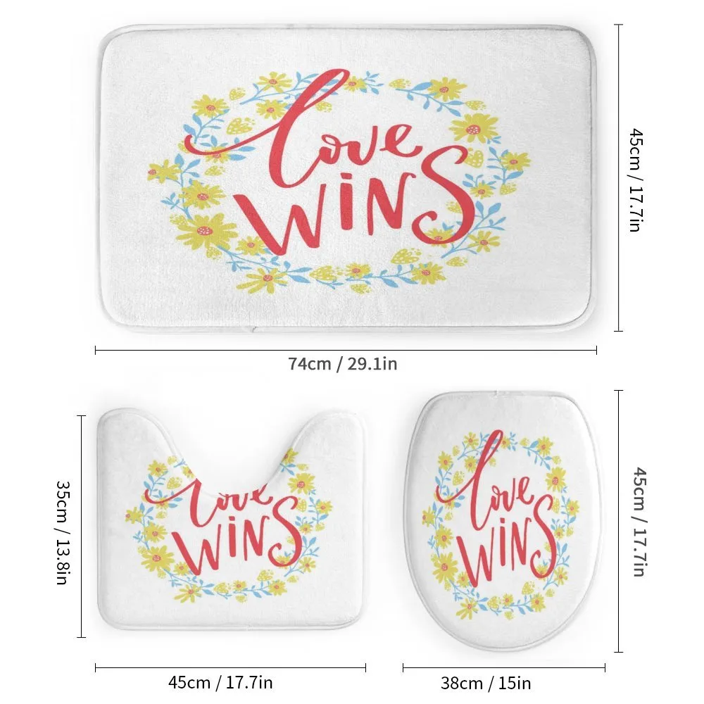 Love Wins Floral Wreath — Detail 1