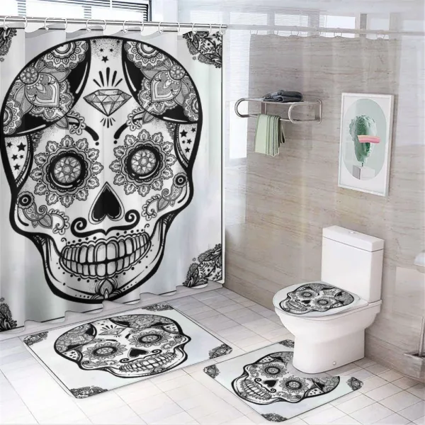Mandala Spain on a shower curtain