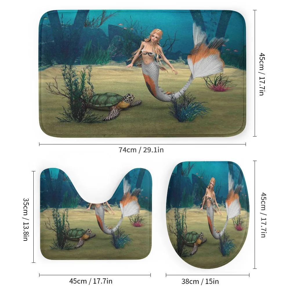 Mermaid Turtle Ocean — Detail 1