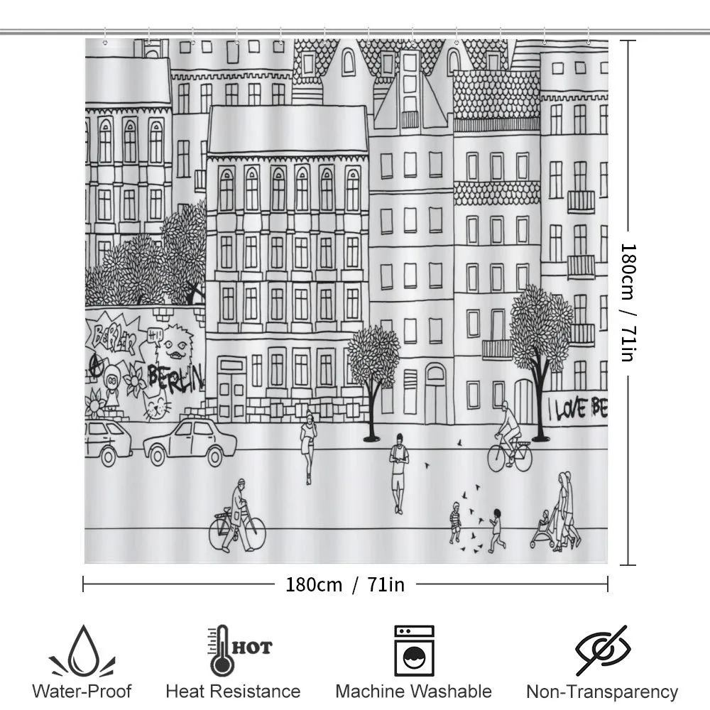 Monochrome Berlin Square — Detail 2