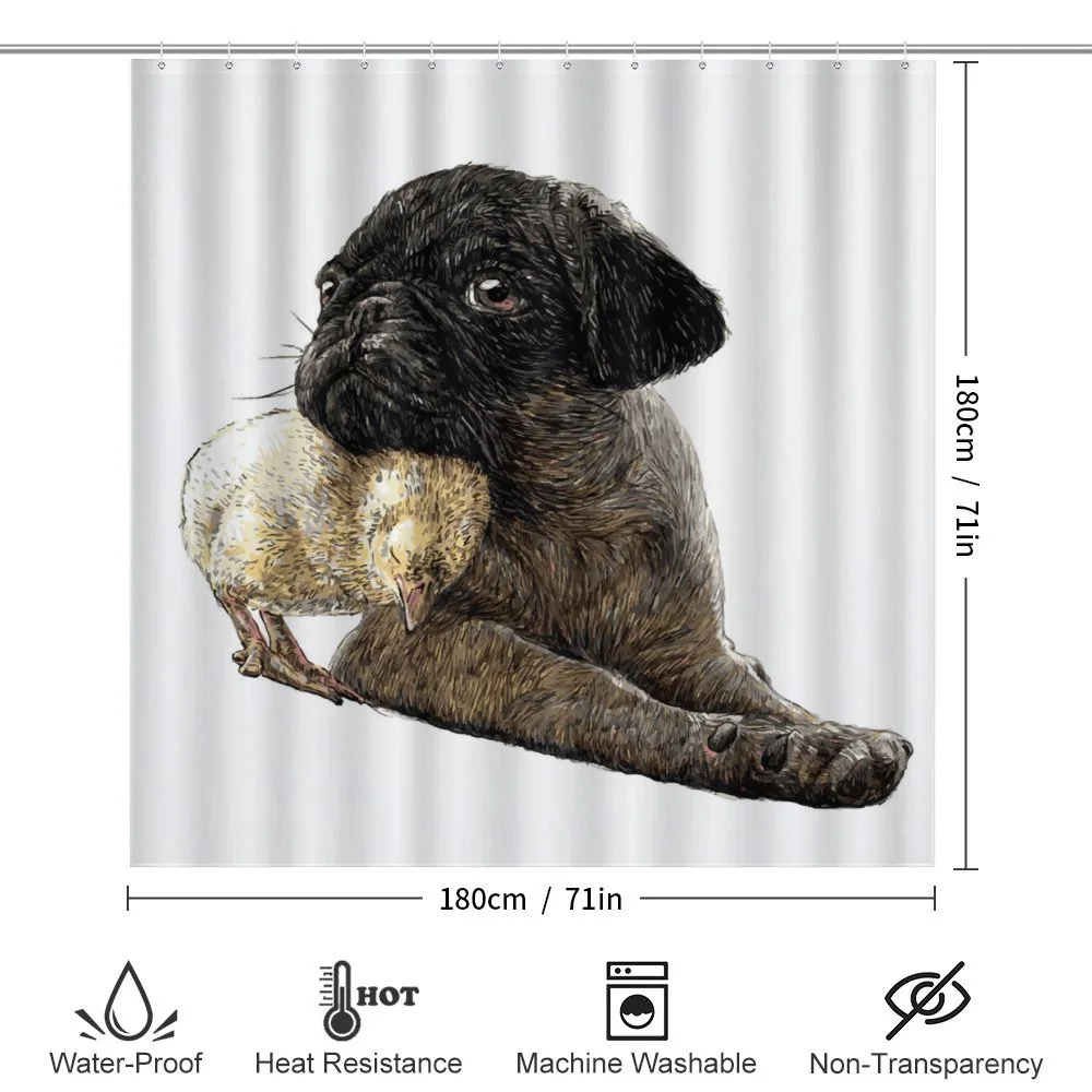Small Dog and Chicken Love — Detail 2