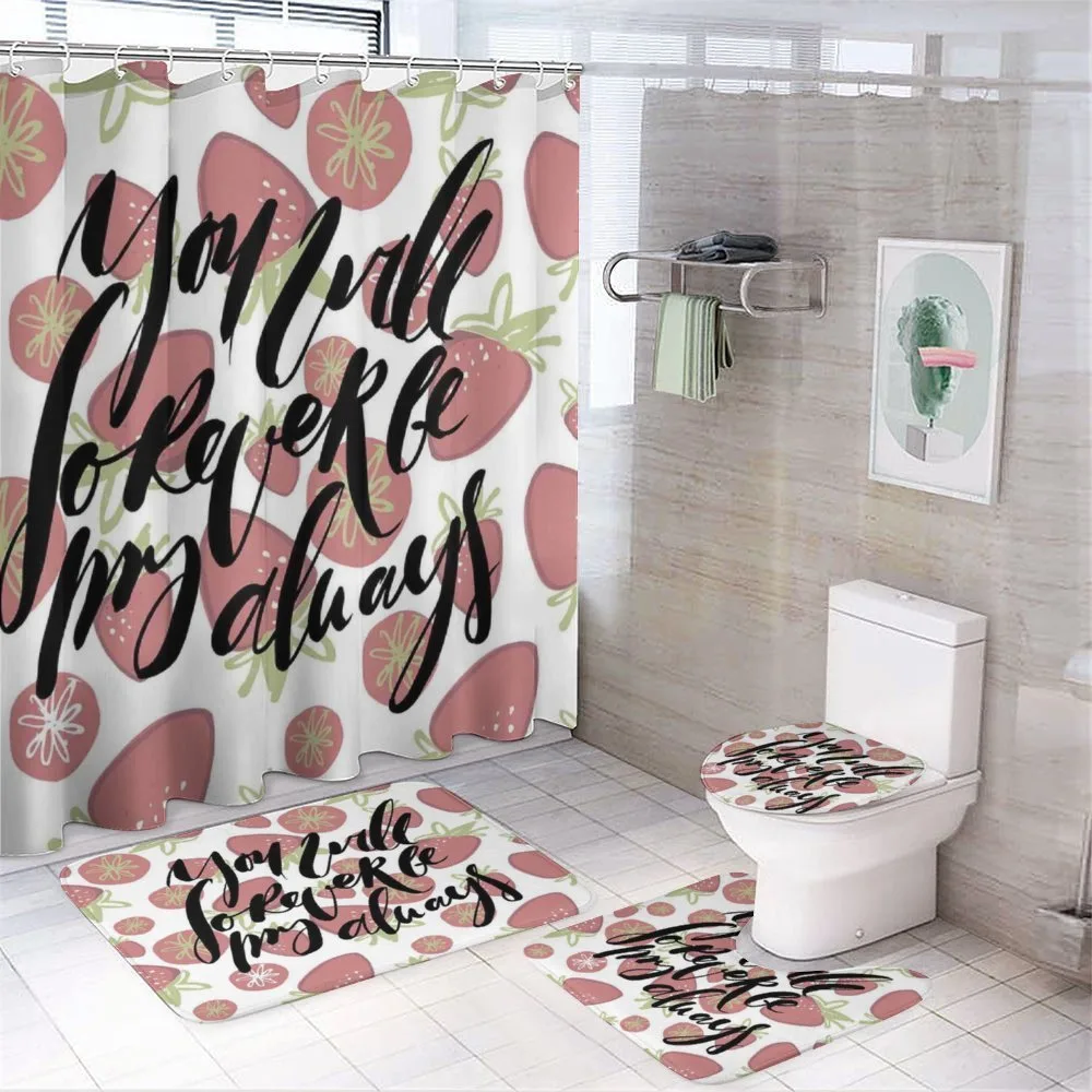 Strawberries Romantic Words — Your design