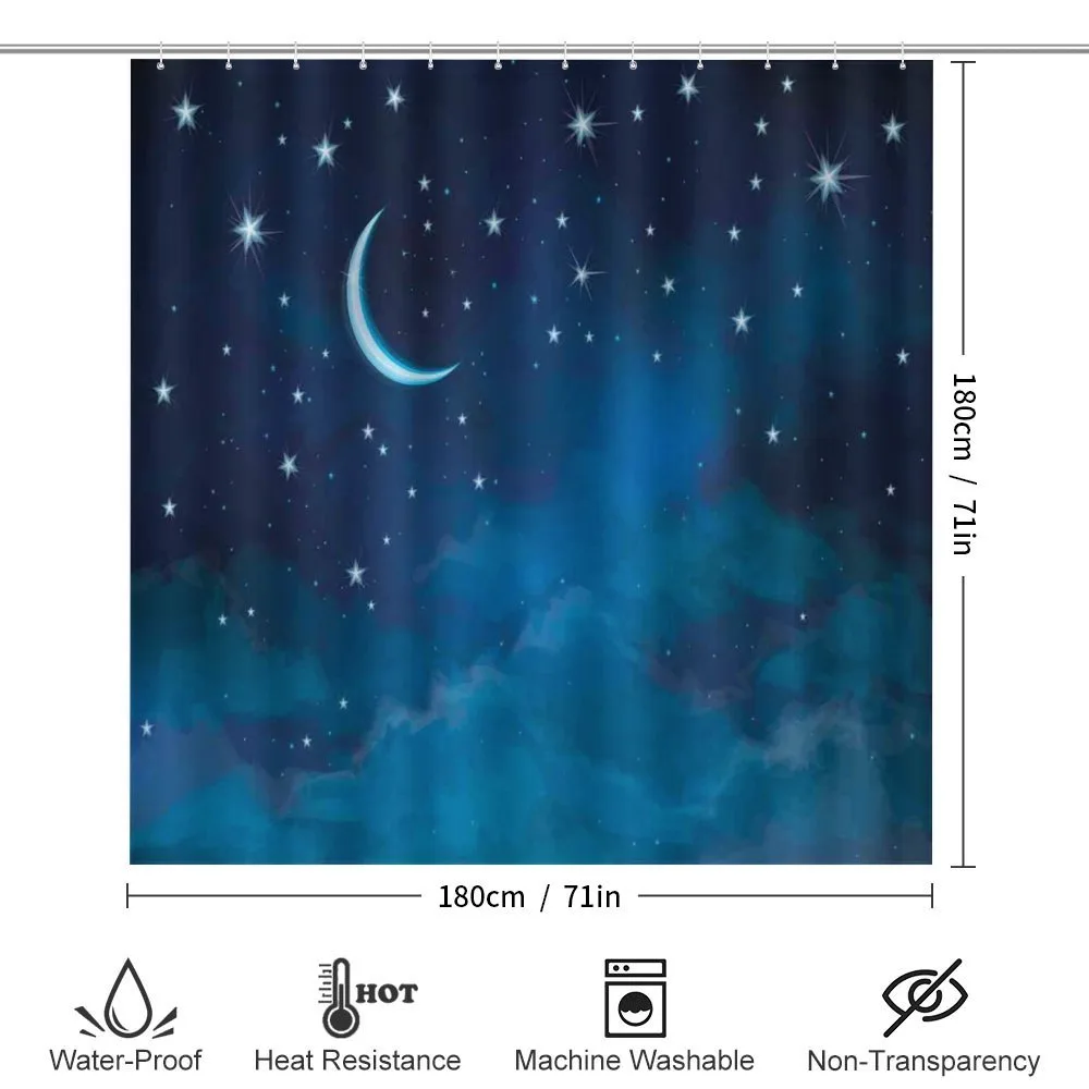 Watercolor Night Sky — Detail 2