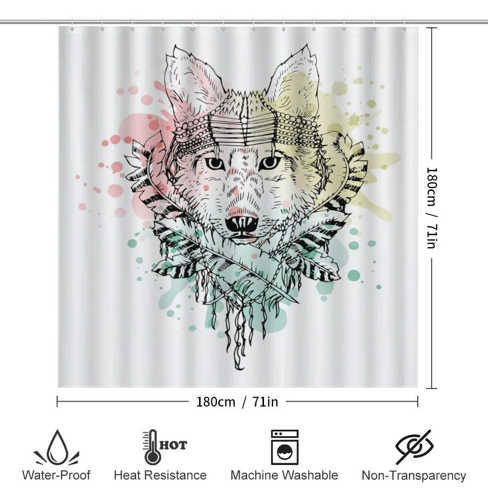 Wild Tribe Animal Wolf — Detail 2
