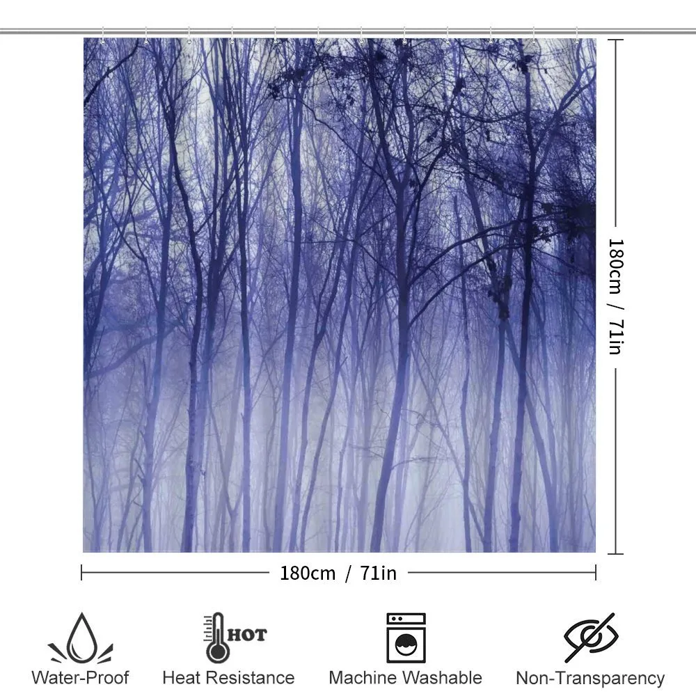 Winter Woodland Foggy — Detail 2