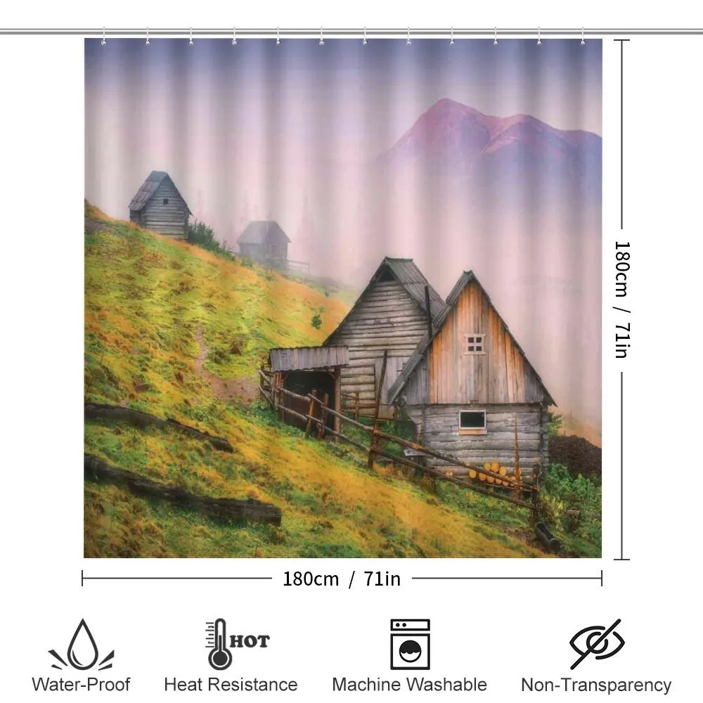 Wooden Houses Mountain — Detail 2