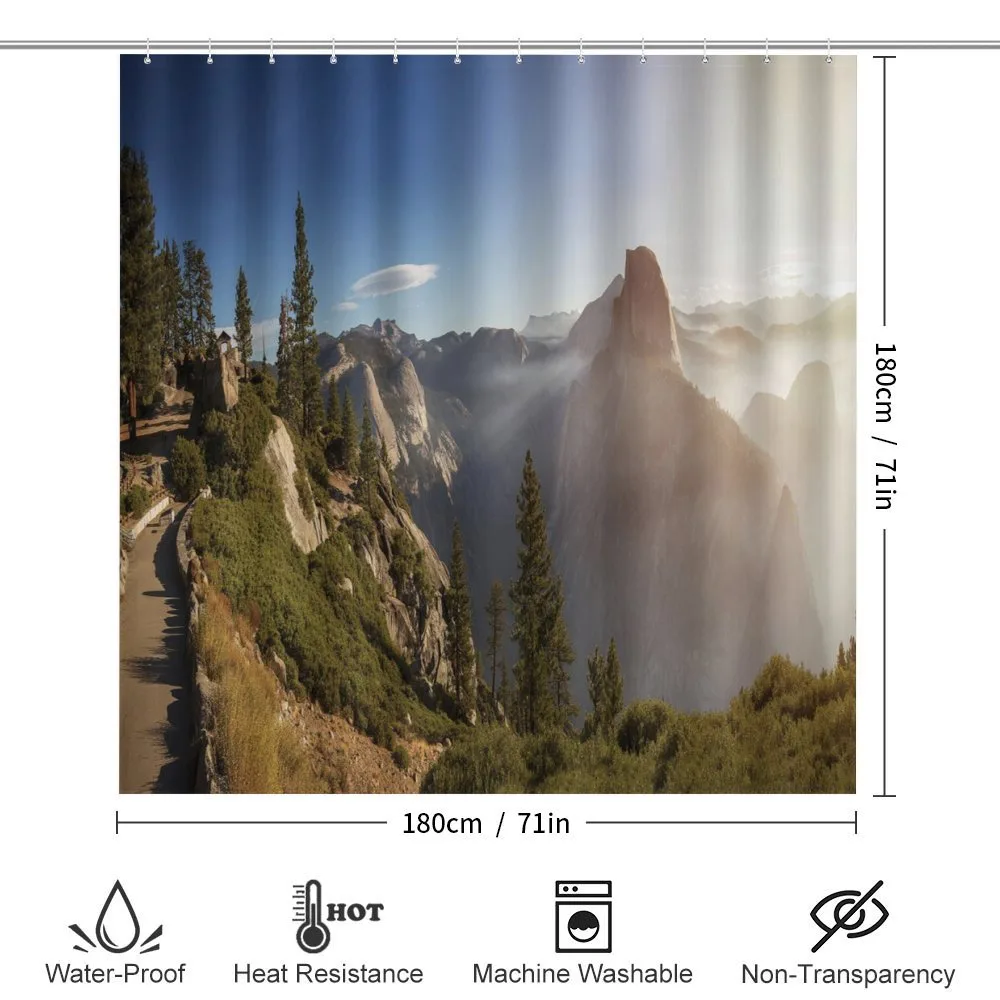 Yosemite Valley Panorama — Detail 2