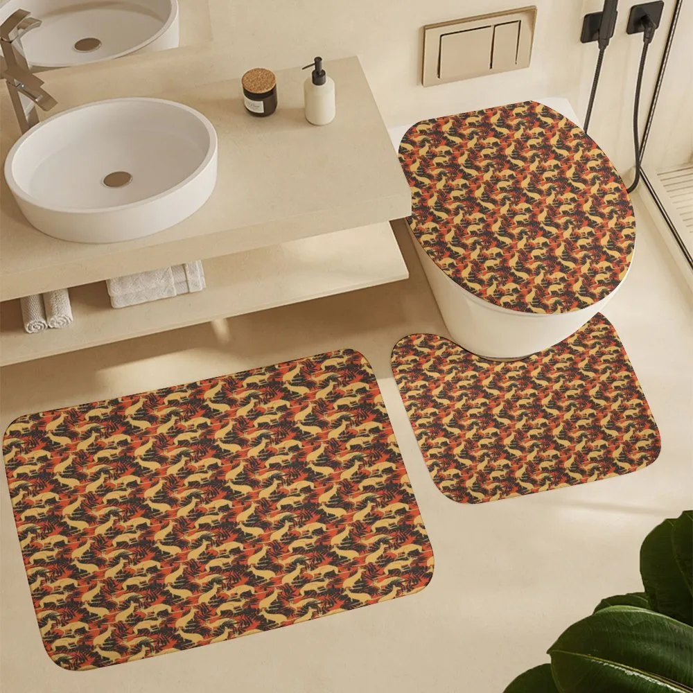Animals and Palm Leaves — Detail 5
