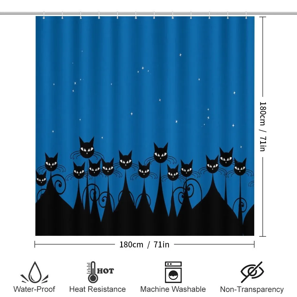 Black Cats Starry Sky — Detail 2