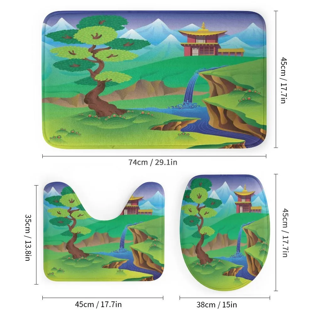 Cartoon Chinese Forest — Detail 1