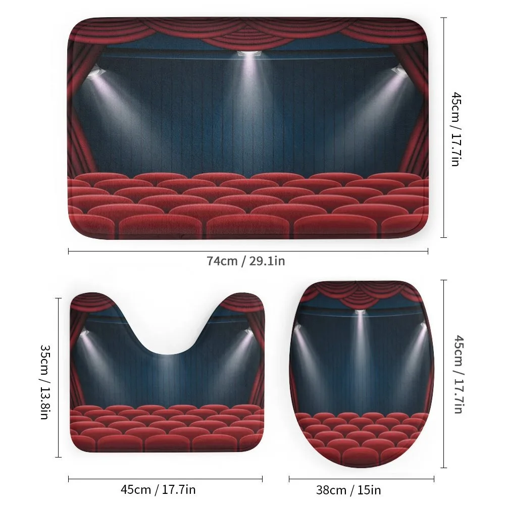 Classic Stage with Curtain — Detail 1