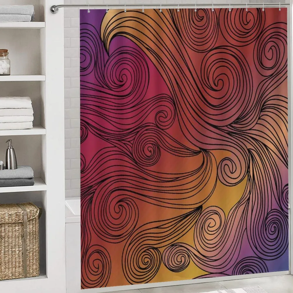 Doodle Waves with Stripes — Detail 4
