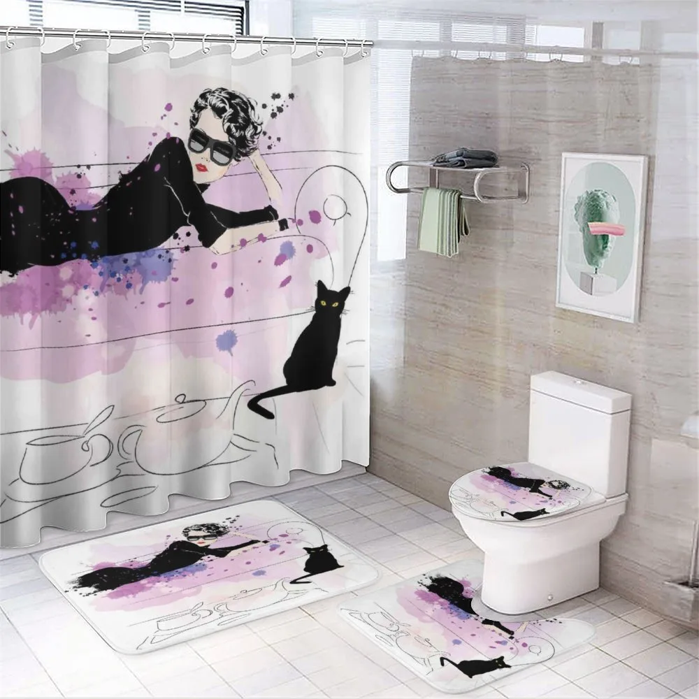 Girl and Cat — Your design