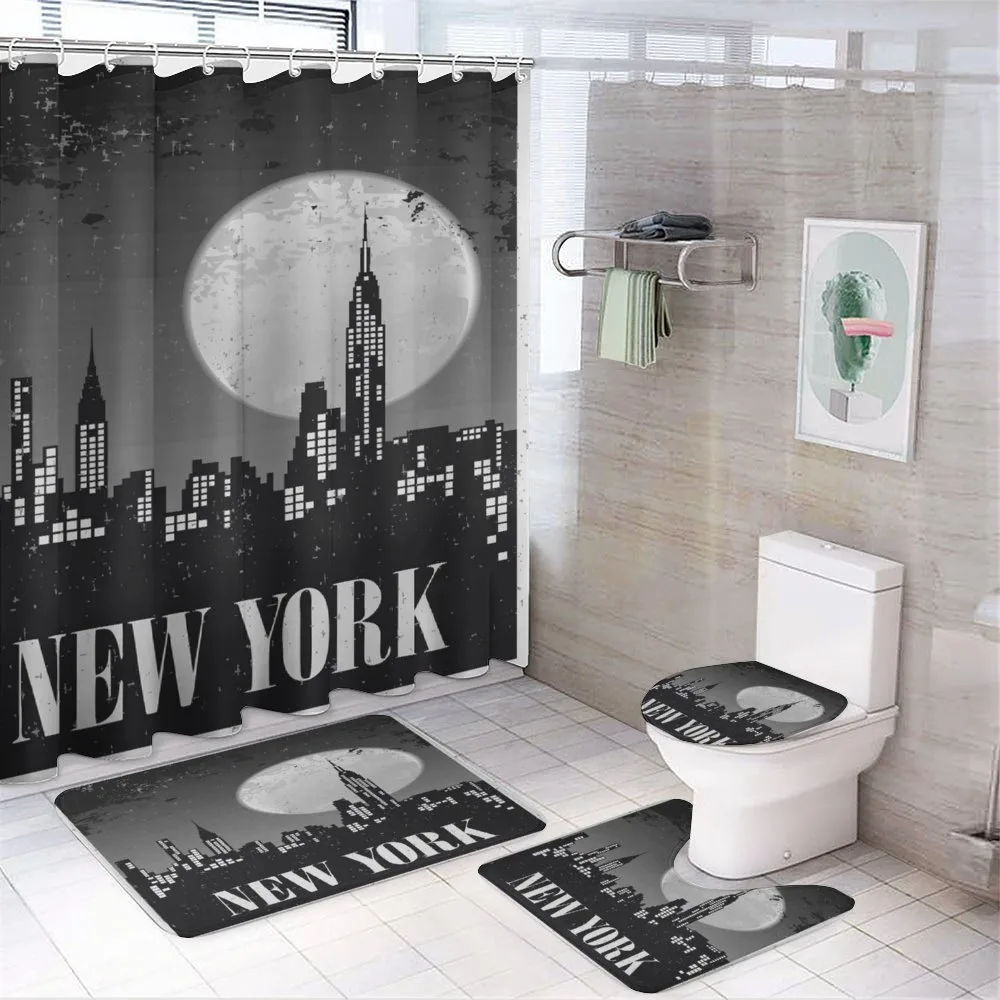 Grunge Nighttime City — Your design