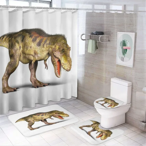 Prehistoric Animal on a shower curtain
