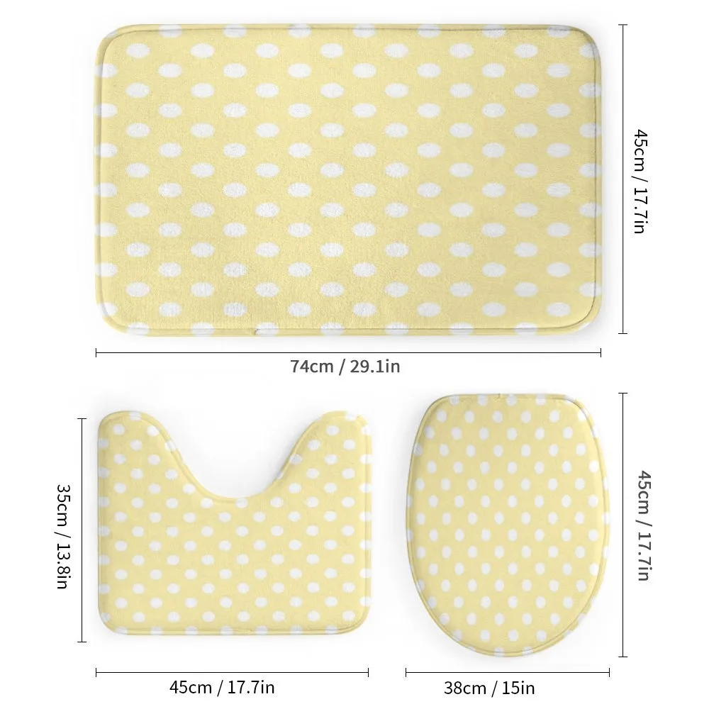 Retro Polka Dots Yellow — Detail 1