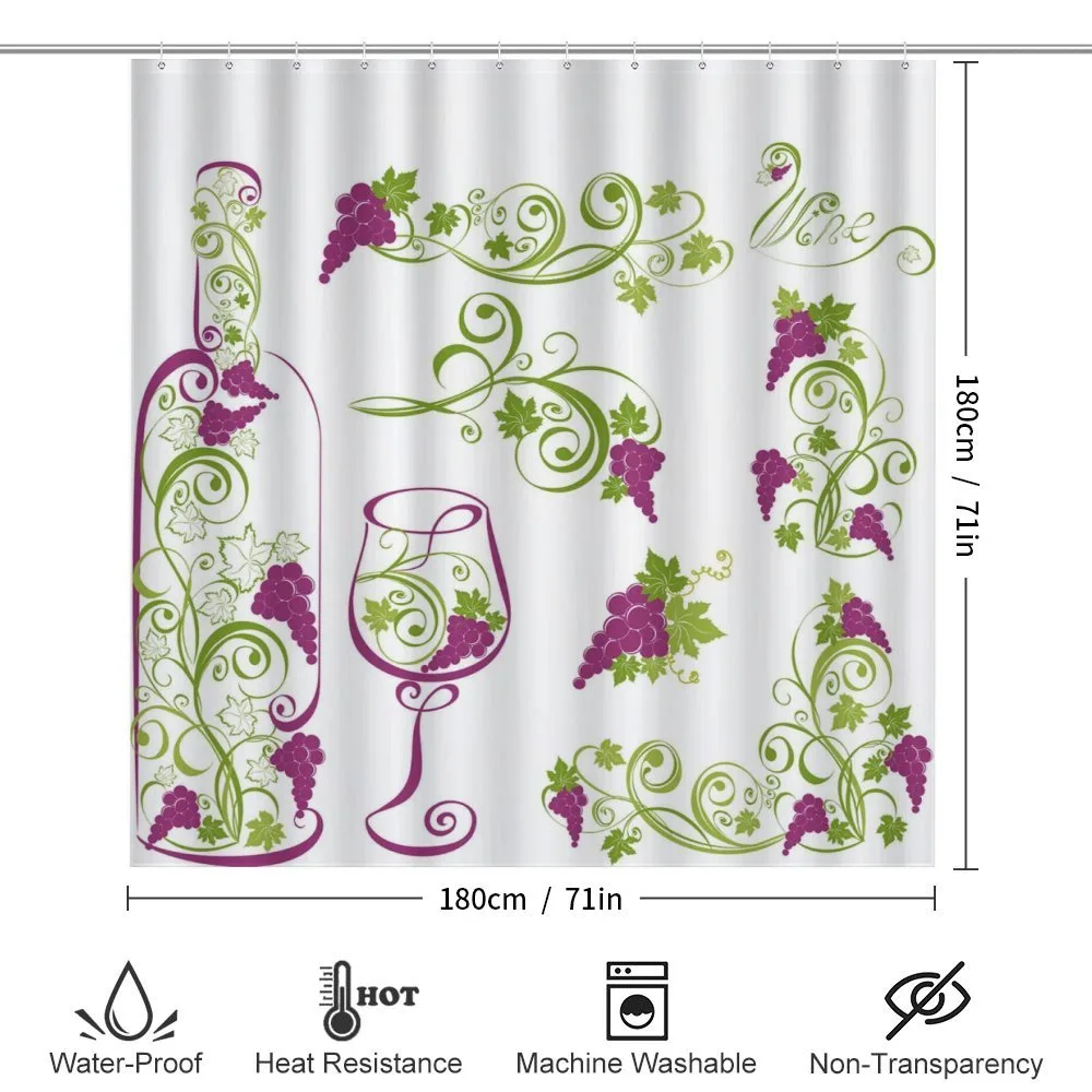Bottle Glass Grapevines — Detail 2