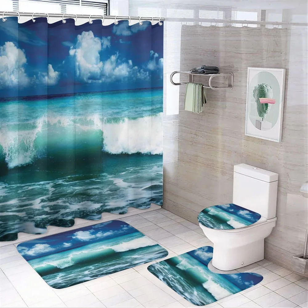 Caribbean Seascape Waves — Your design