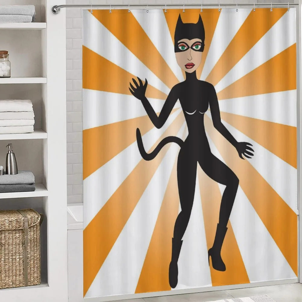 Cat Woman in Costume Rays — Detail 4