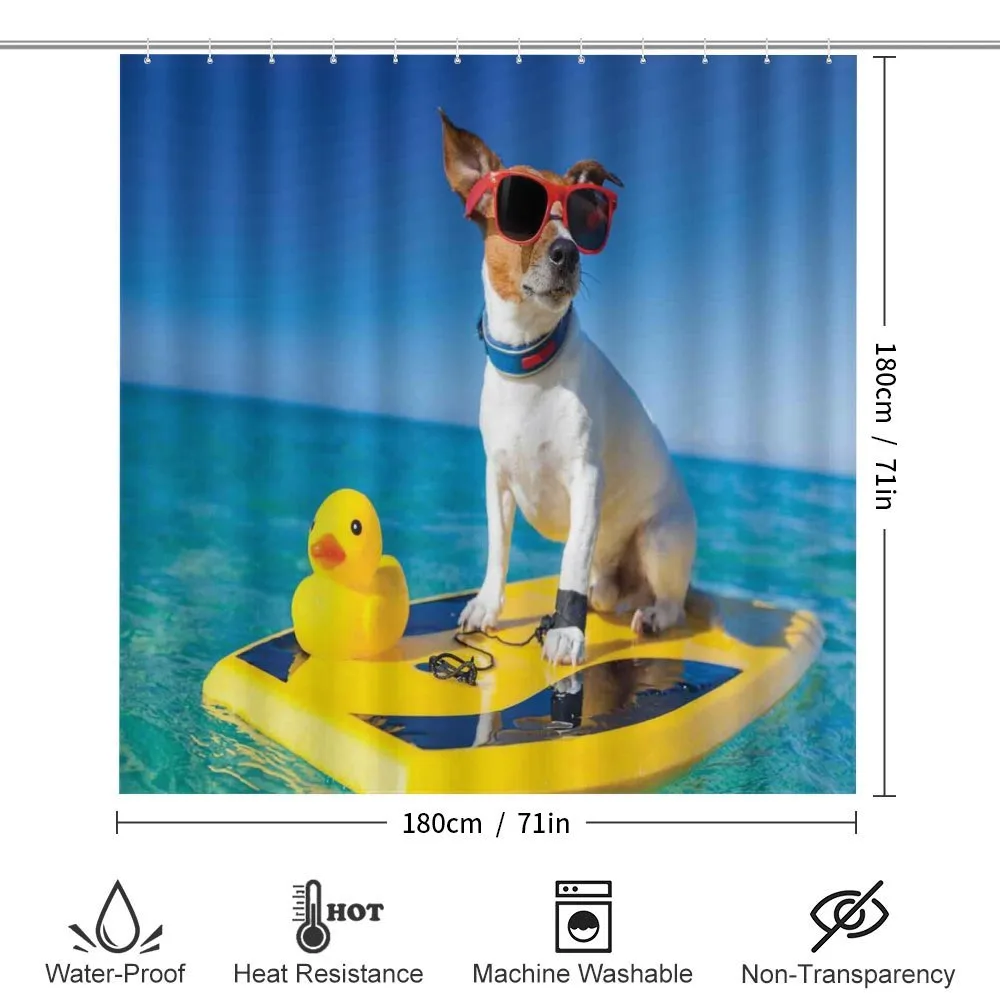 Dog Duck Surfing — Detail 2