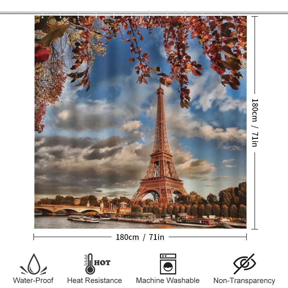 Eiffel Tower with Boat — Detail 2