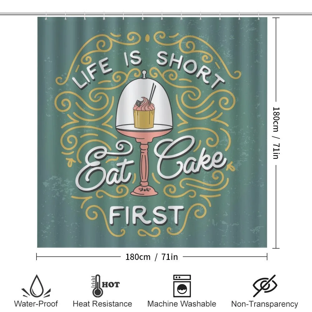 Life is Short Eat Cake First — Detail 2