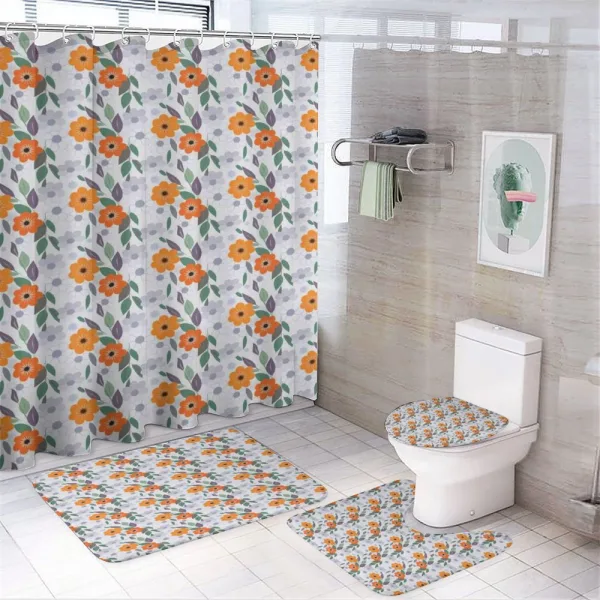 Nostalgic Field Essence on a shower curtain