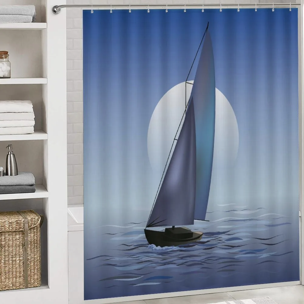 Sail Boat Wavy Serene — Detail 4
