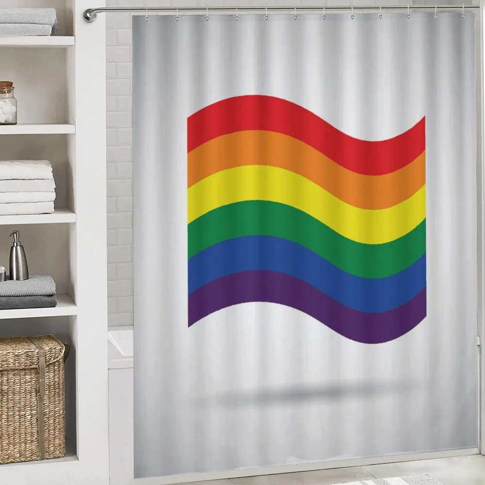 Waving Gay Flag Illustration — Detail 4
