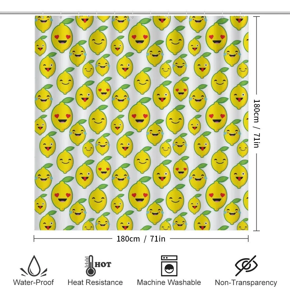 Cartoon Lemon Emoticons — Detail 2
