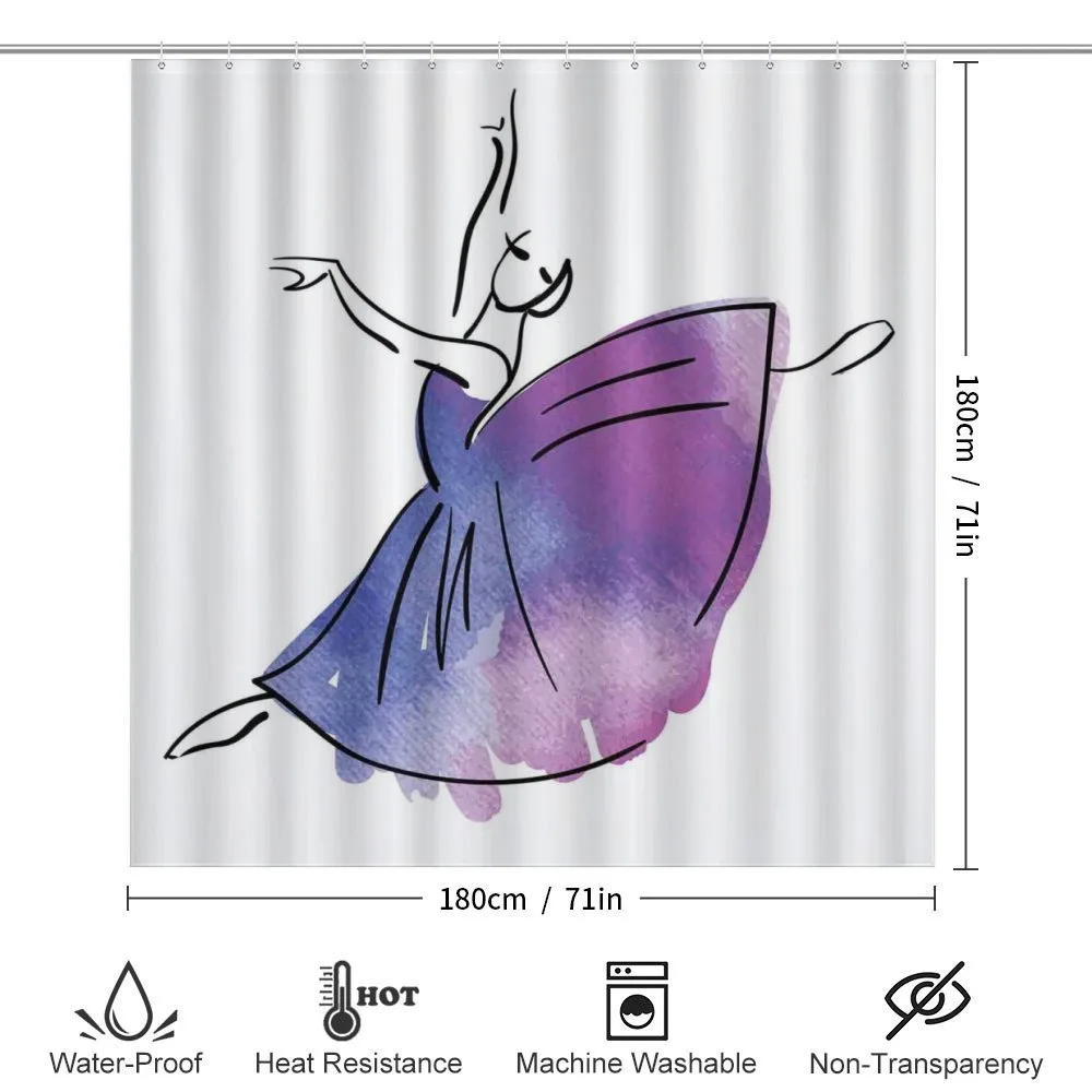 Doodle Style Ballerina — Detail 2