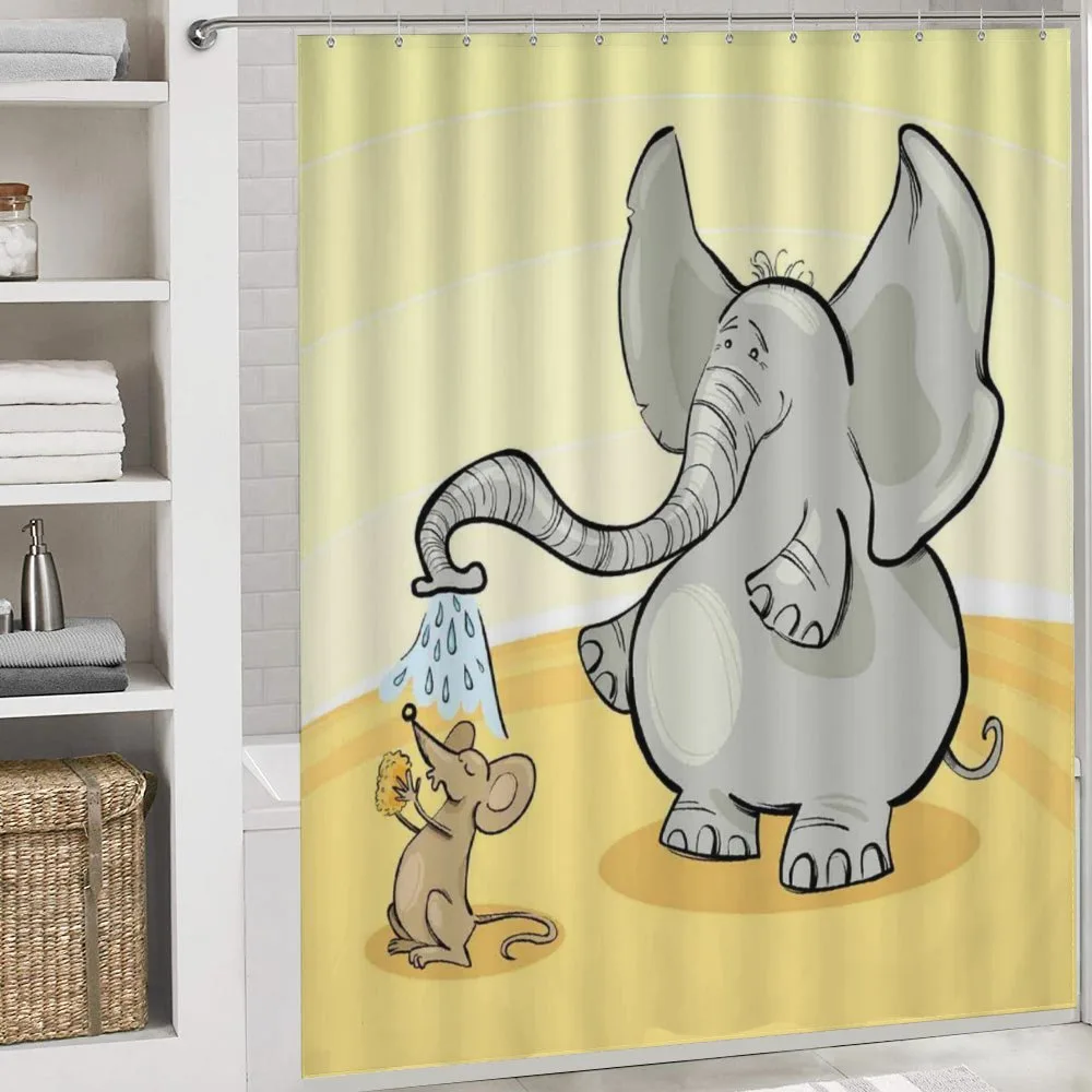 Elephant Bathing Mouse — Detail 4