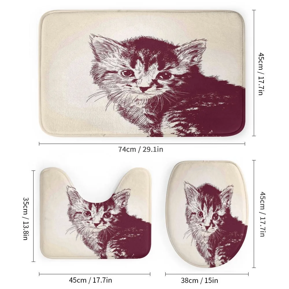 Grunge Retro Kitty Cat — Detail 1