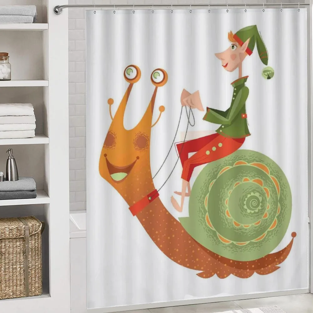 Little Elf Riding a Snail — Detail 4