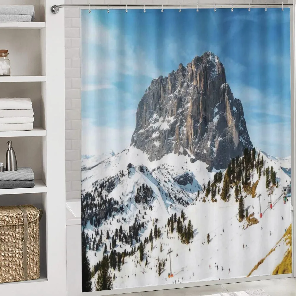Mediterranean Snowy Peak — Detail 4