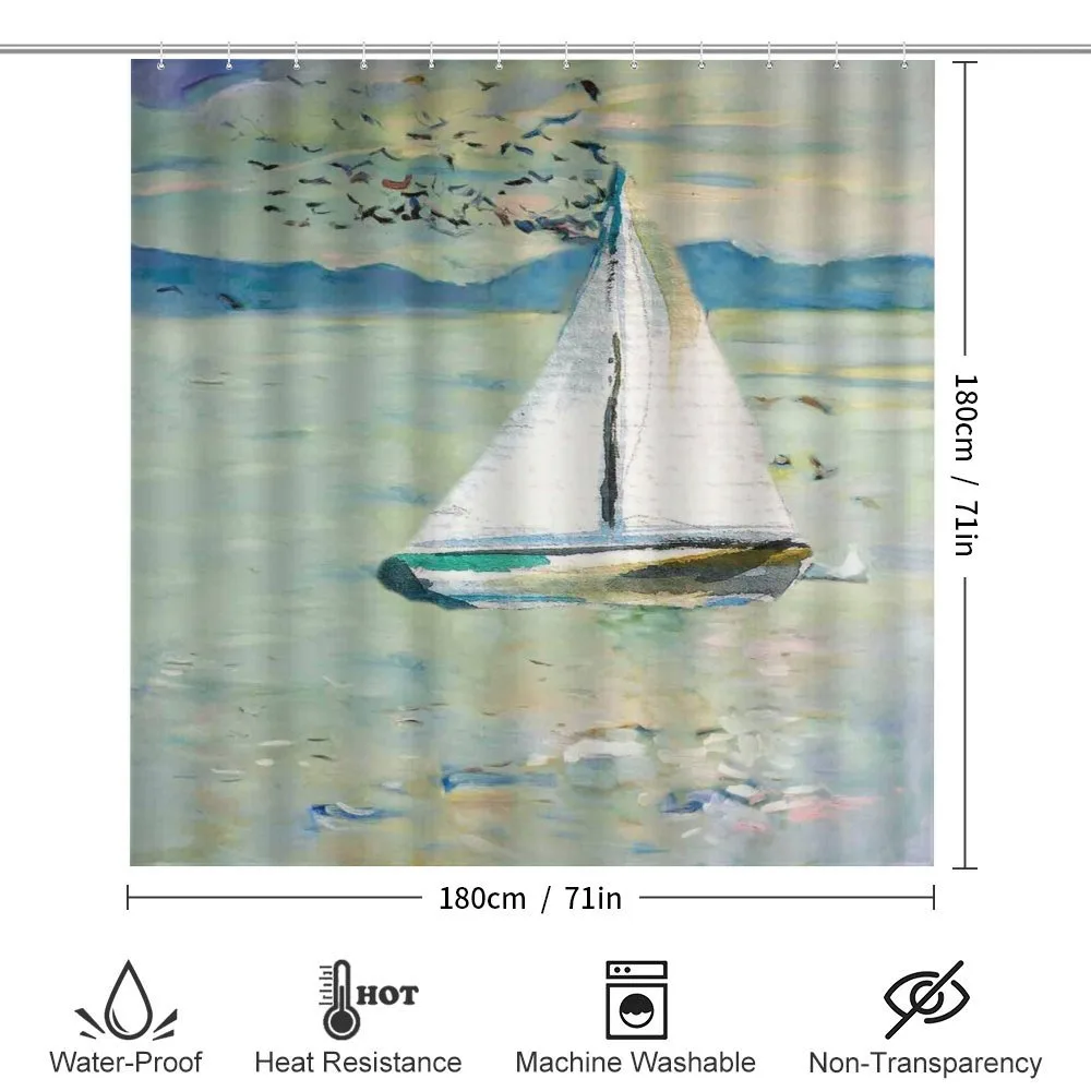 Monet Sailing Boat — Detail 2