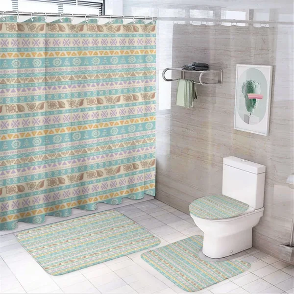 Old Fashion Mythical Art on a shower curtain