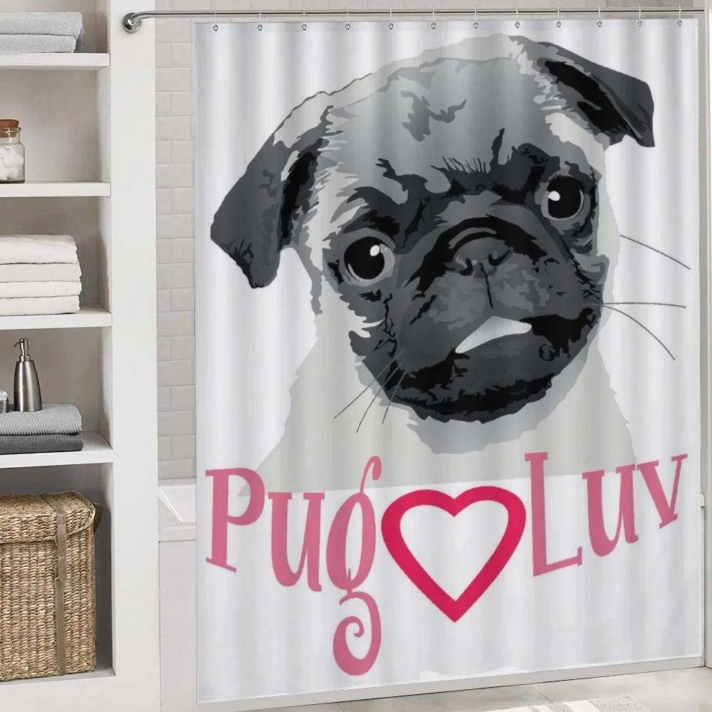 Pug Love Image Grey — Detail 4