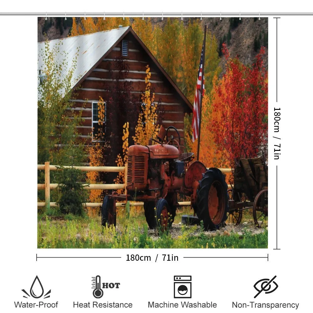 Rustic Cabin with Tractor — Detail 2