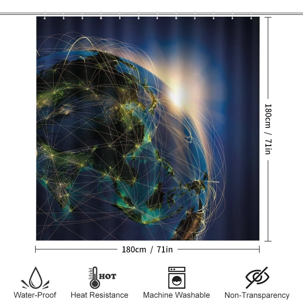 Vivid Globe Space Network — Detail 2