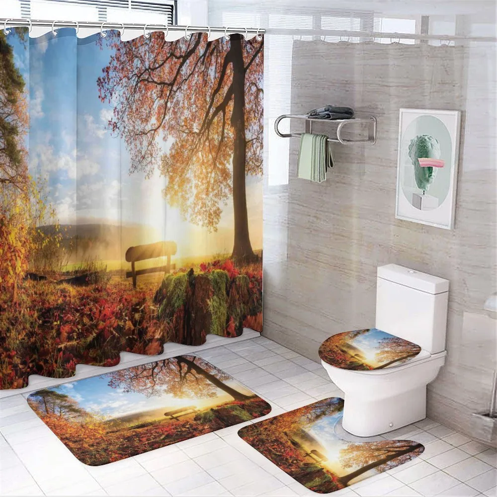 Autumn Forest Bench — Your design