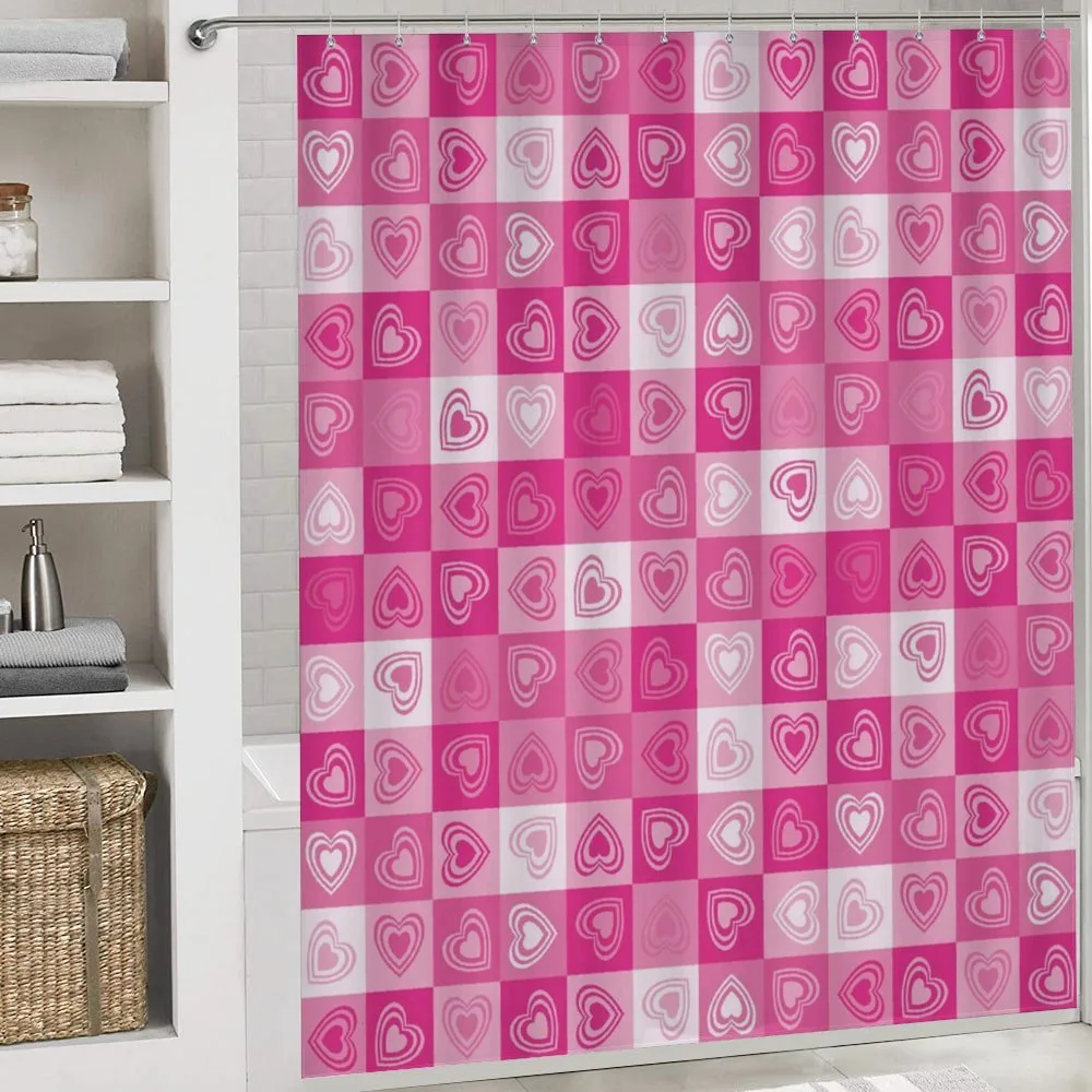 Checkered Pink Hearts — Detail 4