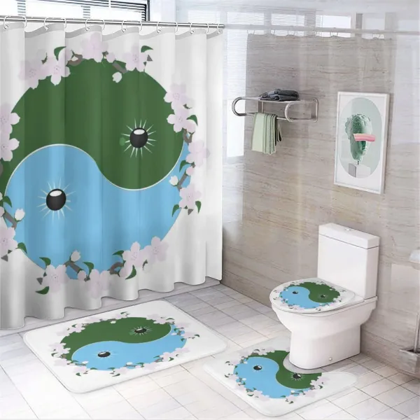 Cherry Blossom of Japan on a shower curtain
