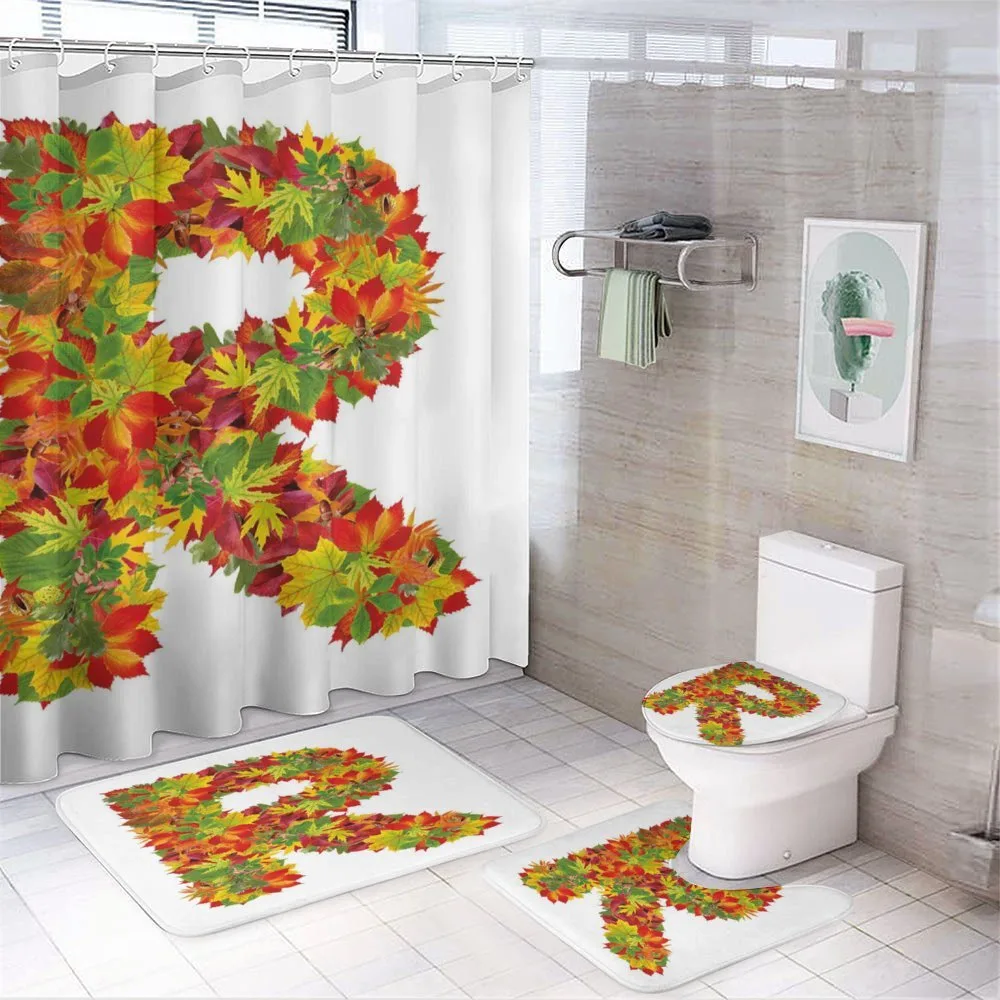 Floral R Maple Leaves — Your design