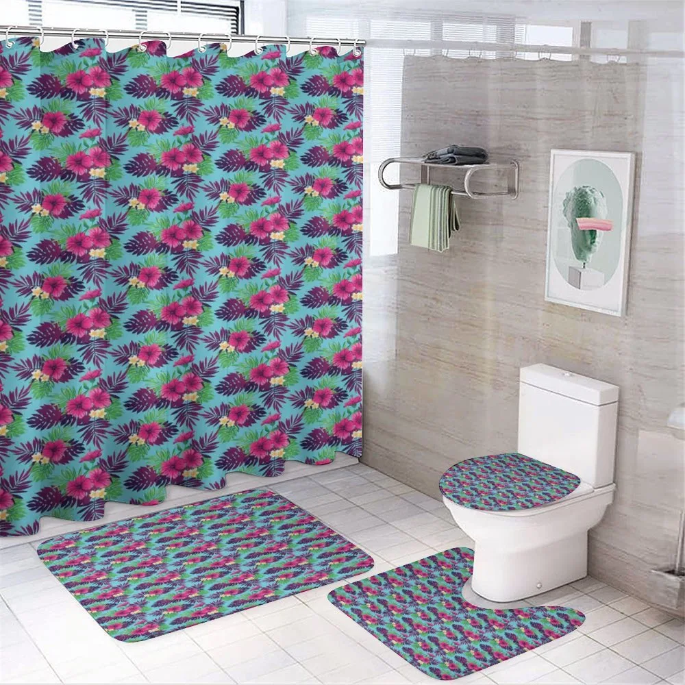 Forest Leaves on Aqua Shade — Your design