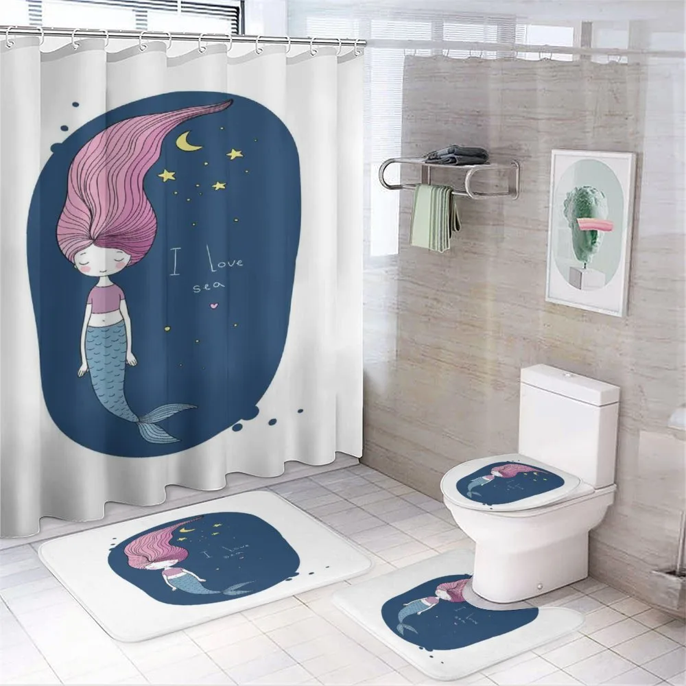 I Love Sea Cartoon Girl — Your design