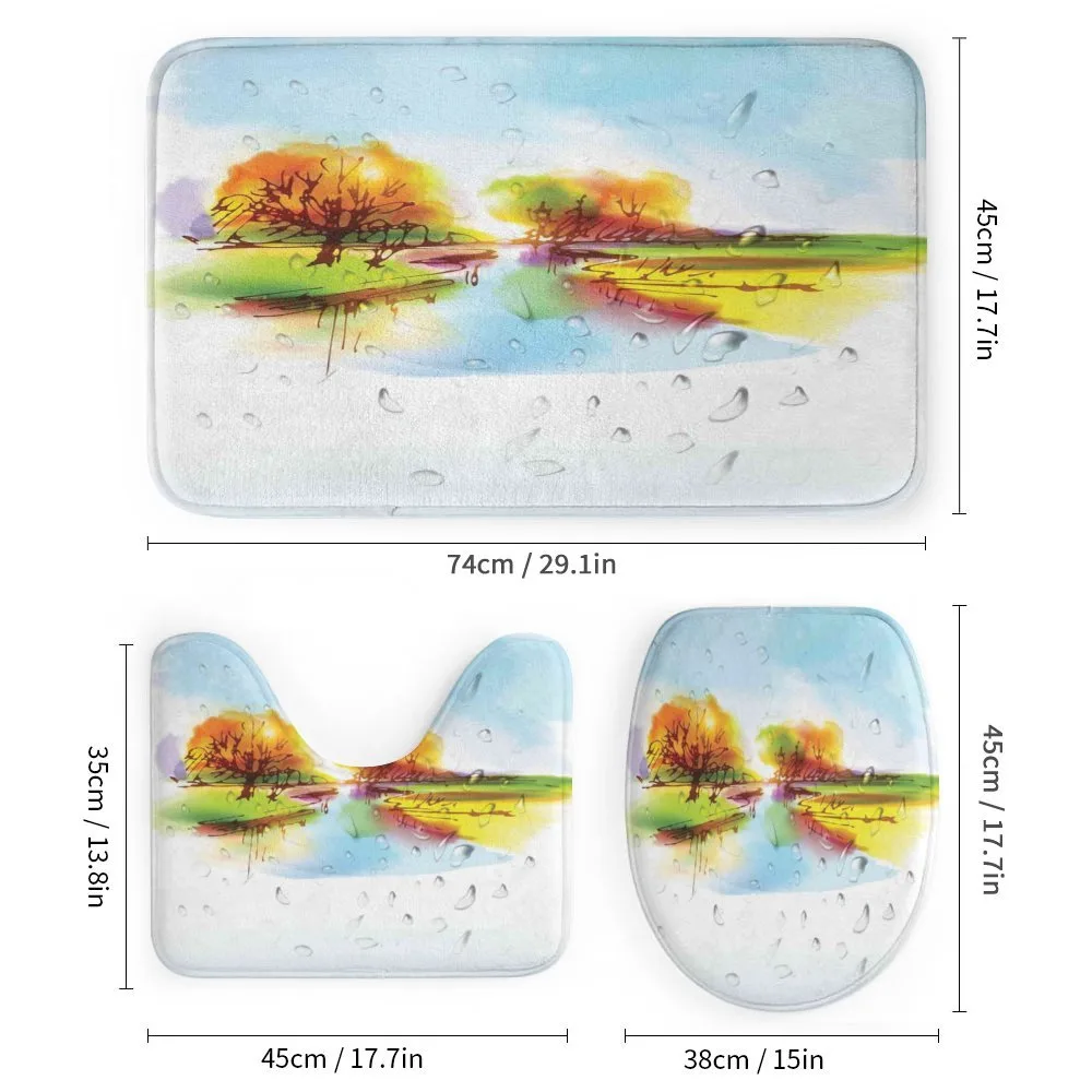 Lake Trees Pastoral — Detail 1
