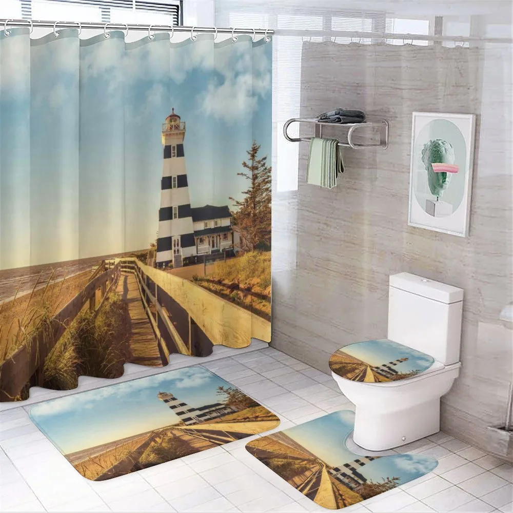 Lighthouse Sea Waves — Your design