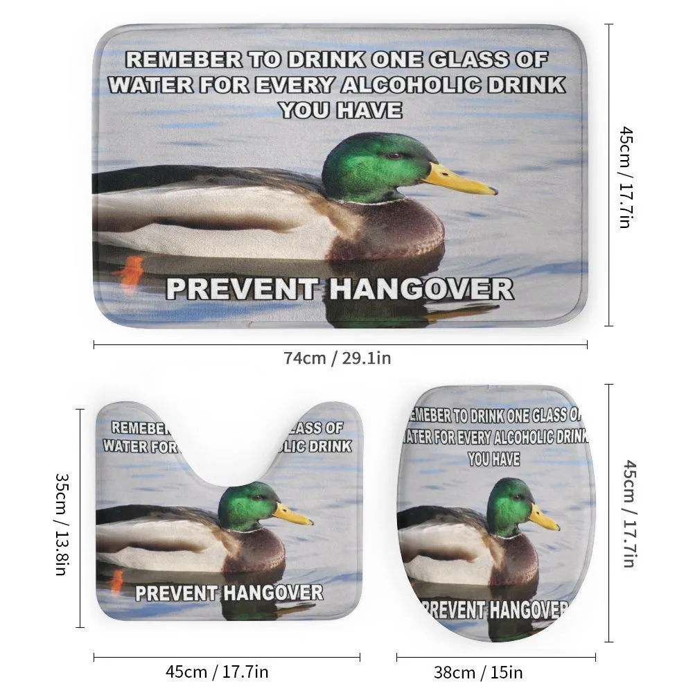 Mallard Duck with Words — Detail 1